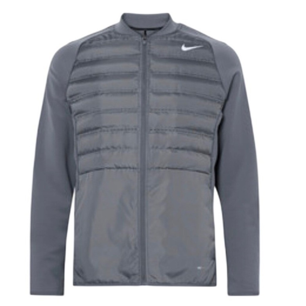 Nike Jacket Mens XL Aeroloft Hyperadapt Tech Gray Quilted Golf 801889-021
